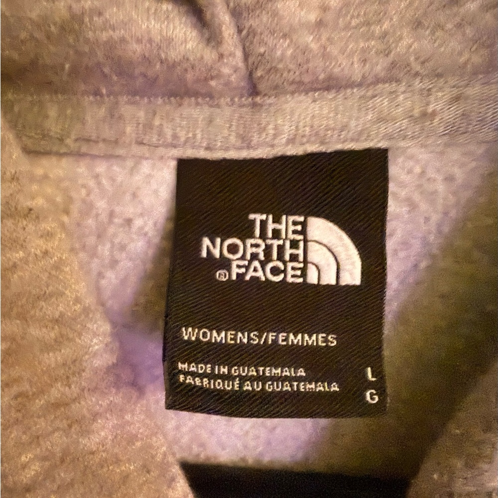 The North Face Women’s Light Gray Hoodie - Picture 2 of 3